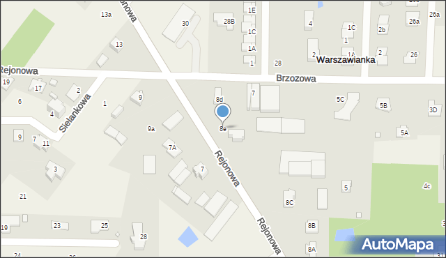 Warszawianka, Rejonowa, 8e, mapa Warszawianka