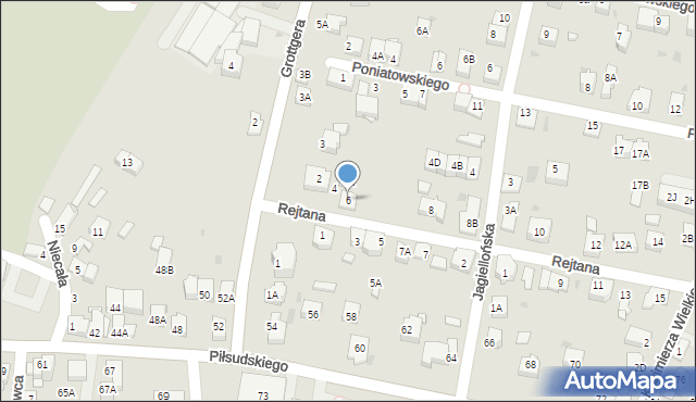 Wieliczka, Rejtana Tadeusza, 6, mapa Wieliczka