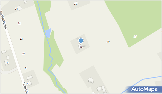 Wilamowice, Rekreacyjna, 51, mapa Wilamowice