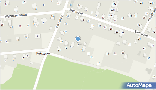 Wilkowice, Relaksowa, 7, mapa Wilkowice