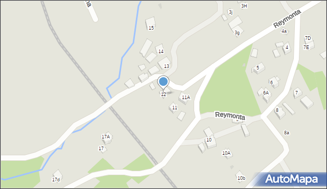 Wisła, Reymonta Władysława, 12, mapa Wisła