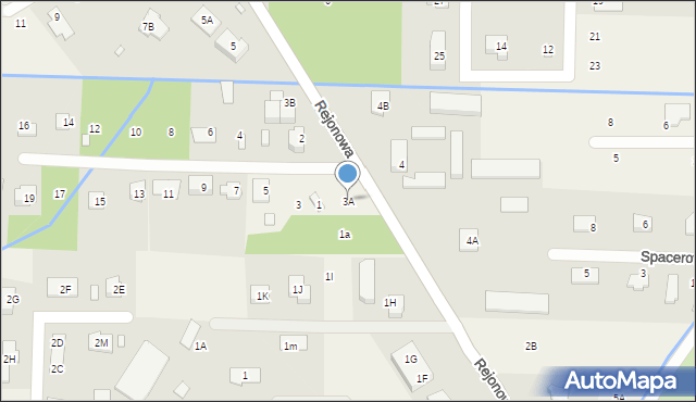 Wola Mrokowska, Rejonowa, 3A, mapa Wola Mrokowska