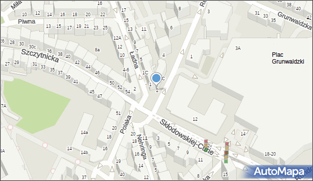Wrocław, Reja Mikołaja, 2, mapa Wrocławia