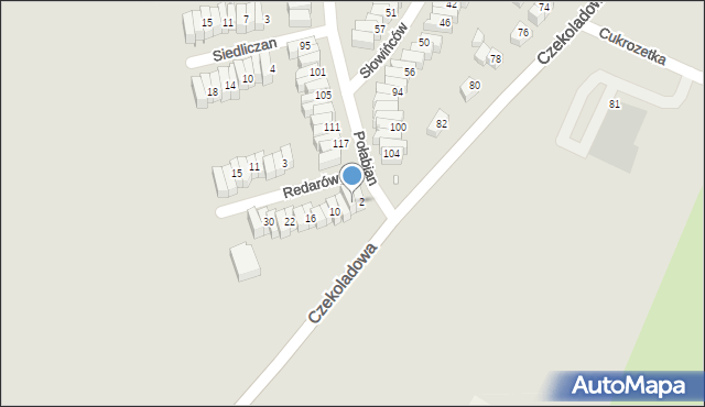 Wrocław, Redarów, 4, mapa Wrocławia