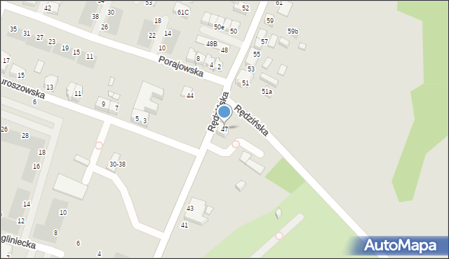 Wrocław, Rędzińska, 47, mapa Wrocławia