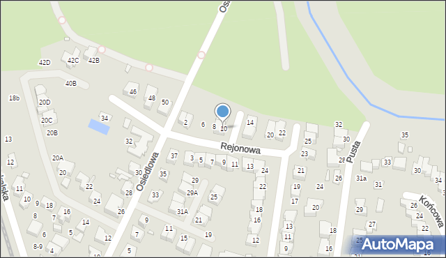 Wrocław, Rejonowa, 10, mapa Wrocławia