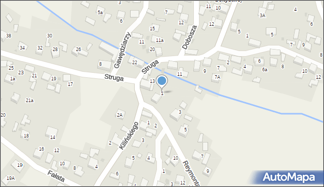 Żarki, Reymonta Władysława, 1, mapa Żarki