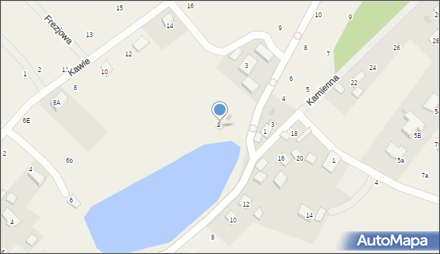 Zbychowo, Redzka, 1a, mapa Zbychowo