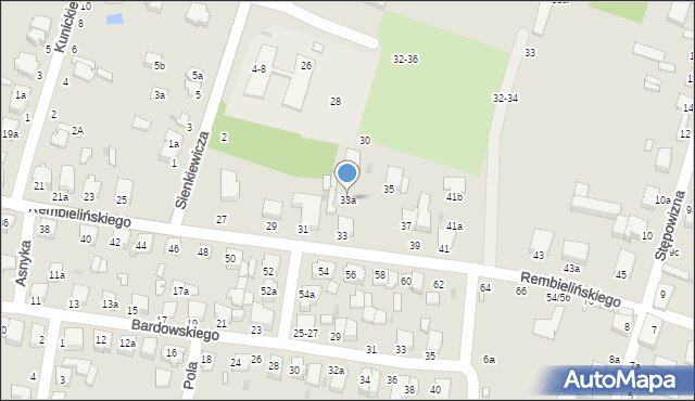 Zgierz, Rembielińskiego Rajmunda, 33a, mapa Zgierz