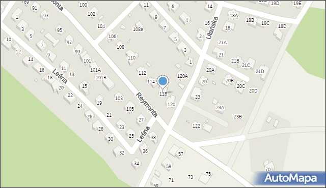 Zgorzelec, Reymonta Władysława, 118, mapa Zgorzelec