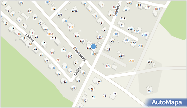 Zgorzelec, Reymonta Władysława, 120, mapa Zgorzelec