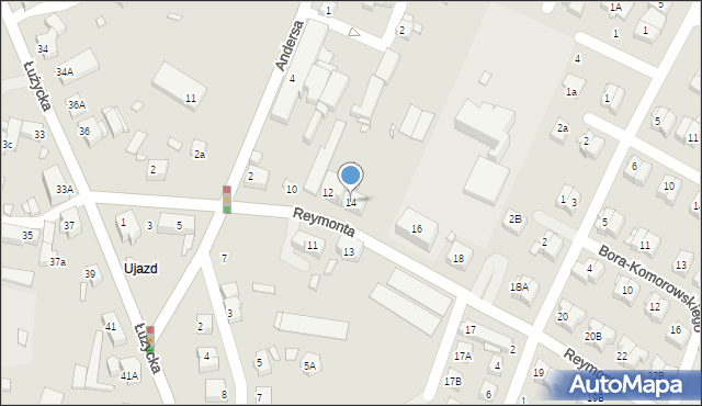 Zgorzelec, Reymonta Władysława, 14, mapa Zgorzelec
