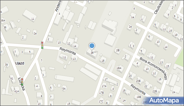 Zgorzelec, Reymonta Władysława, 16, mapa Zgorzelec