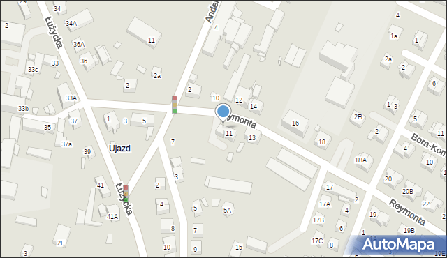 Zgorzelec, Reymonta Władysława, 9, mapa Zgorzelec