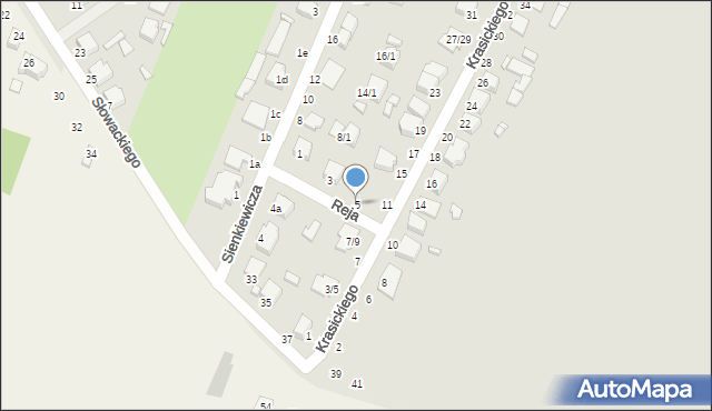 Żychlin, Reja Mikołaja, 5, mapa Żychlin