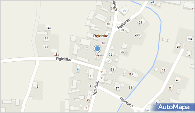Rgielsko, Rgielsko, 15, mapa Rgielsko