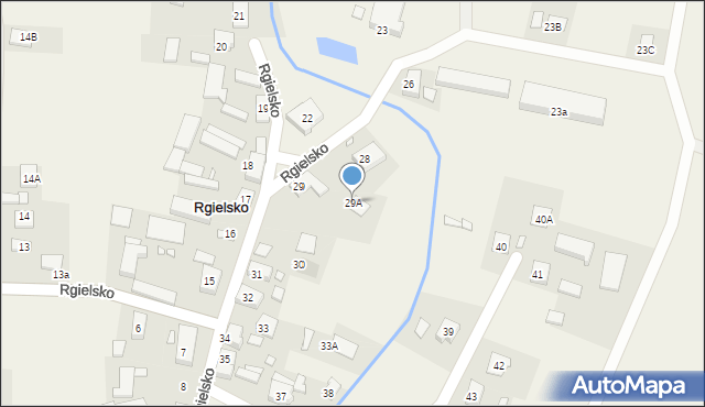 Rgielsko, Rgielsko, 29A, mapa Rgielsko