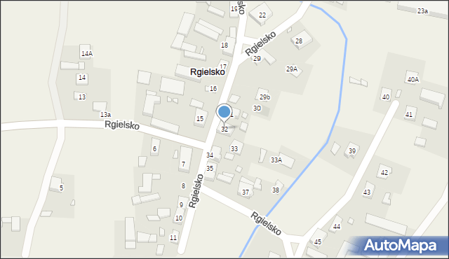 Rgielsko, Rgielsko, 32, mapa Rgielsko
