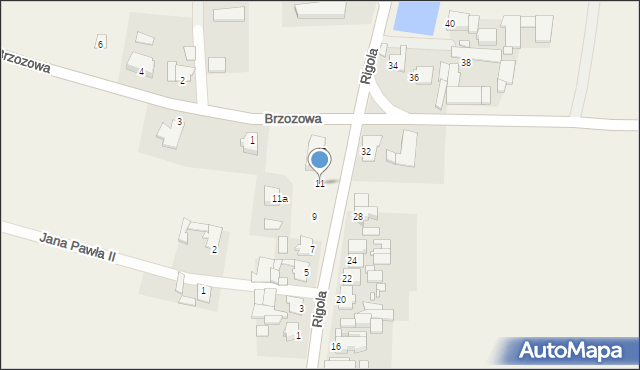 Łowkowice, Rigola, ks., 11, mapa Łowkowice