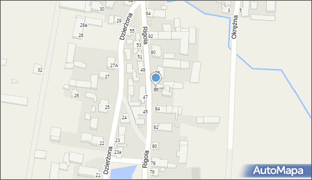 Łowkowice, Rigola, ks., 86, mapa Łowkowice