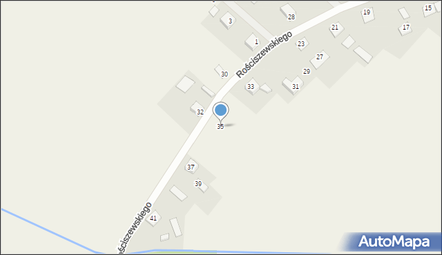 Bądkowo Kościelne, Rościszewskiego Stanisława, 35, mapa Bądkowo Kościelne