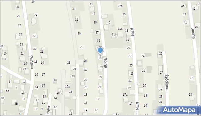 Balin, Rolna, 31, mapa Balin