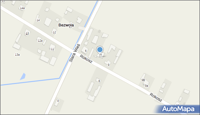 Bezwola, Rokosz, 7A, mapa Bezwola