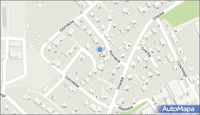 Bochnia, Romana Józefa, 8, mapa Bochni