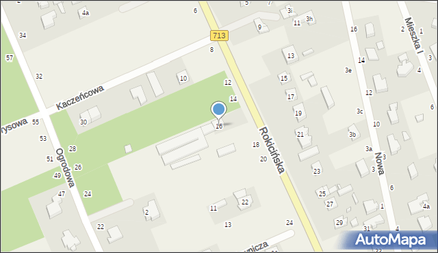 Bukowiec, Rokicińska, 16, mapa Bukowiec