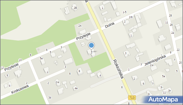 Bukowiec, Rokicińska, 2, mapa Bukowiec