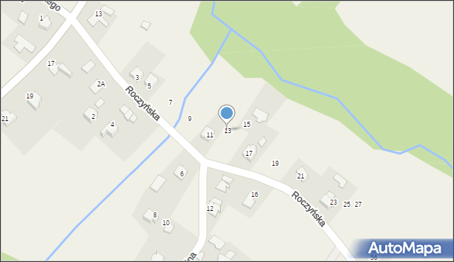 Bulowice, Roczyńska, 13, mapa Bulowice