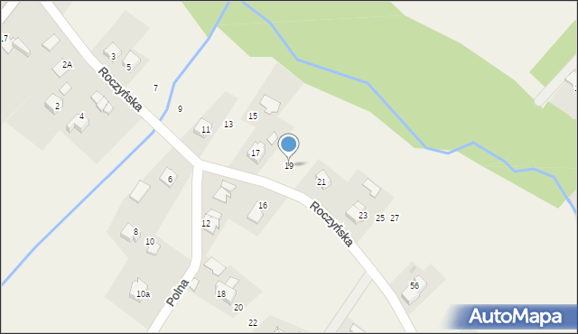 Bulowice, Roczyńska, 19, mapa Bulowice