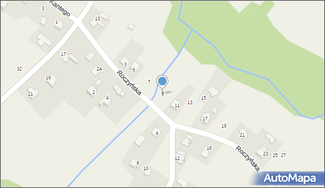 Bulowice, Roczyńska, 9, mapa Bulowice