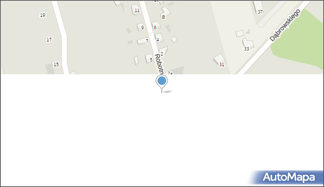 Cybinka, Robotnicza, 1, mapa Cybinka