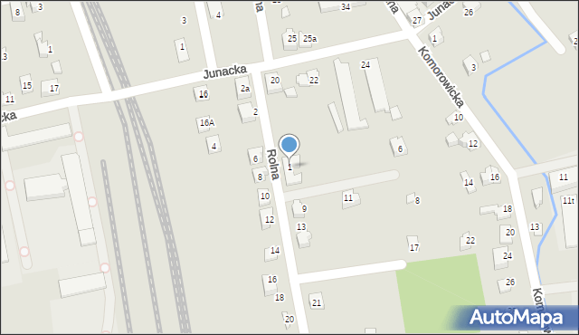 Czechowice-Dziedzice, Rolna, 3, mapa Czechowic-Dziedzic