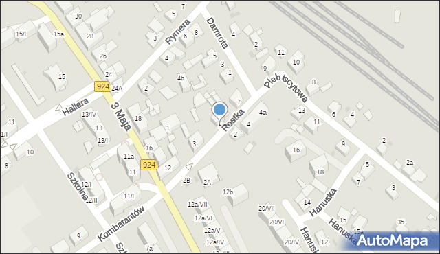 Czerwionka-Leszczyny, Rostka Józefa, dr., 5, mapa Czerwionka-Leszczyny