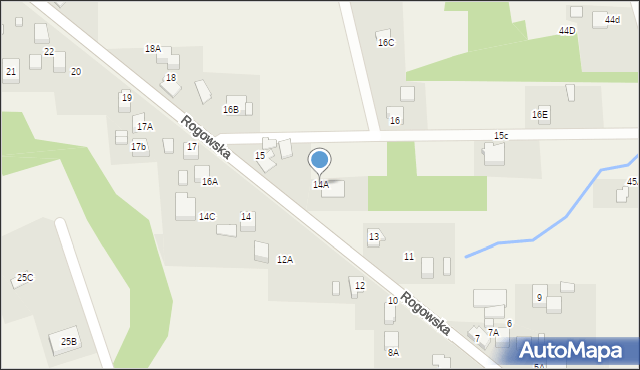 Czyżowice, Rogowska, 14A, mapa Czyżowice