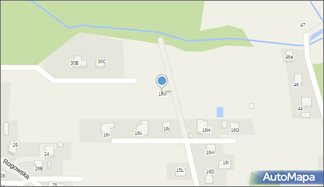 Czyżowice, Rogowska, 16w, mapa Czyżowice