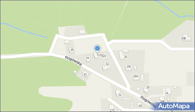 Czyżowice, Rogowska, 34a, mapa Czyżowice