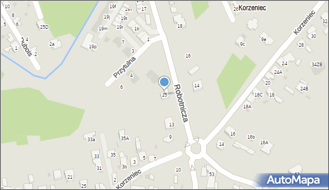 Dąbrowa Górnicza, Robotnicza, 15, mapa Dąbrowa Górnicza