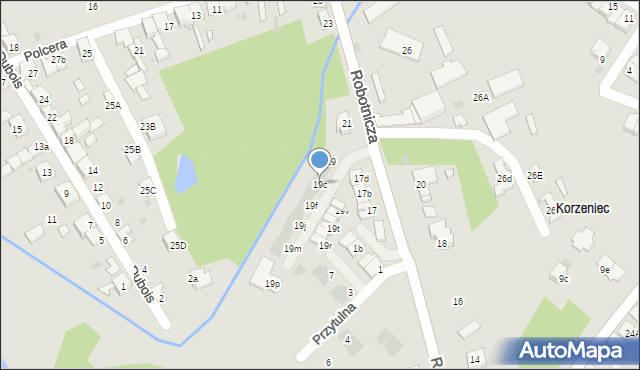 Dąbrowa Górnicza, Robotnicza, 19c, mapa Dąbrowa Górnicza