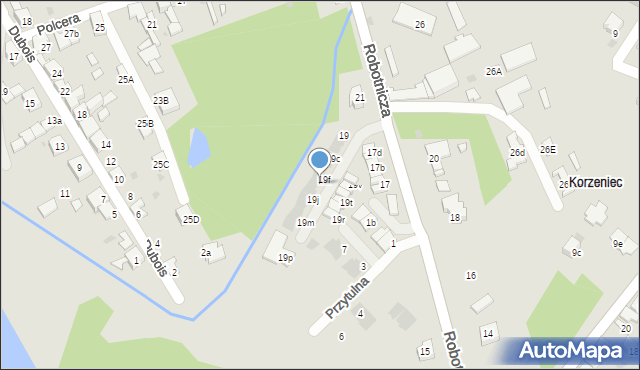Dąbrowa Górnicza, Robotnicza, 19g, mapa Dąbrowa Górnicza