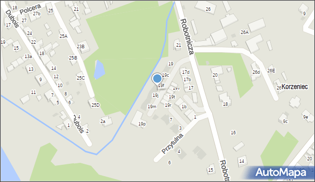 Dąbrowa Górnicza, Robotnicza, 19h, mapa Dąbrowa Górnicza