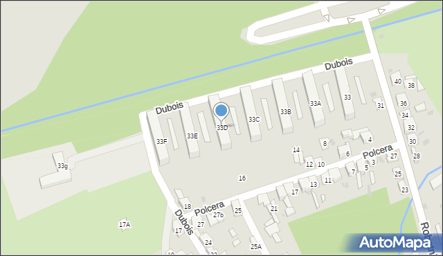 Dąbrowa Górnicza, Robotnicza, 33D, mapa Dąbrowa Górnicza