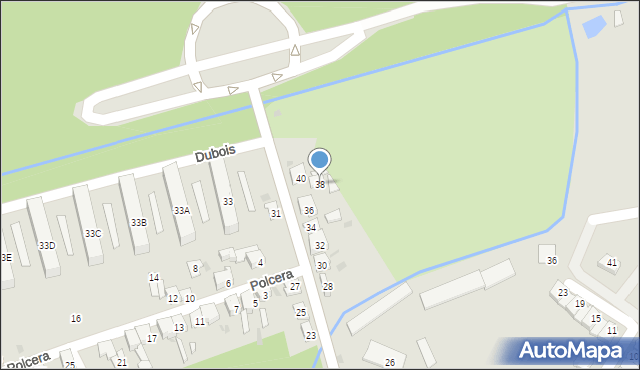 Dąbrowa Górnicza, Robotnicza, 38, mapa Dąbrowa Górnicza