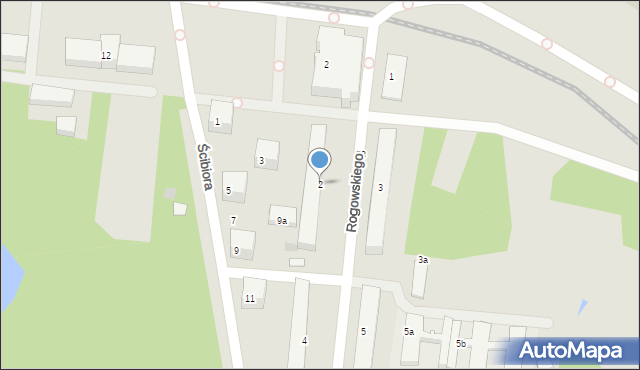 Dęblin, Rogowskiego Jerzego, płk. pil., 2, mapa Dęblin