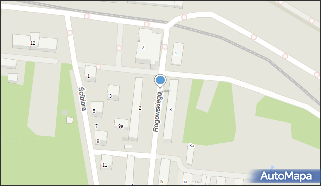 Dęblin, Rogowskiego Jerzego, płk. pil., 58, mapa Dęblin