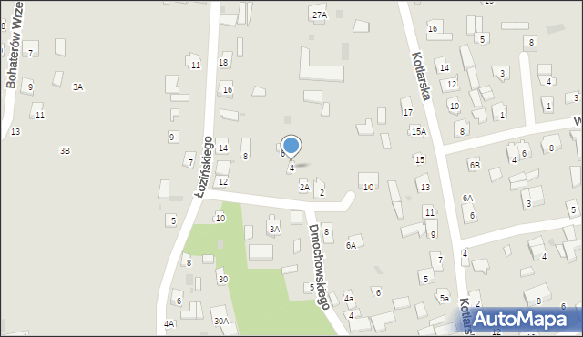 Drohiczyn, Różyckiego Samuela, 4, mapa Drohiczyn