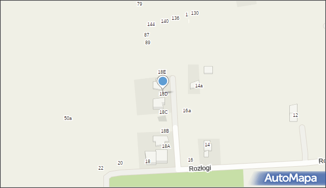 Duchnice, Rozłogi, 18D, mapa Duchnice