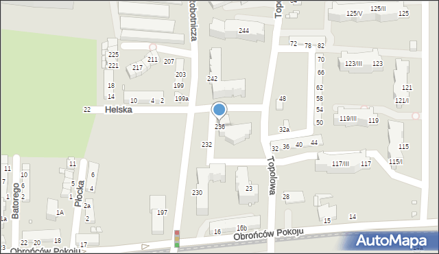 Elbląg, Robotnicza, 236, mapa Elbląga